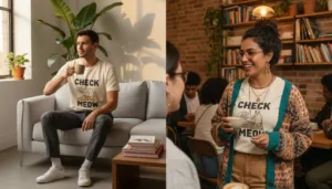 Minimalist vs. Maximalist: Two Ways to Wear the Check Meow Pun Tee